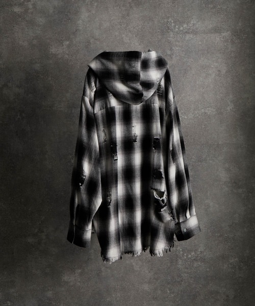 over size shirt parker / オーバーサイズシャツパーカー（シャツ/ブラウス）｜ADRER（アドラー）のファッション通販 - ZOZOTOWN