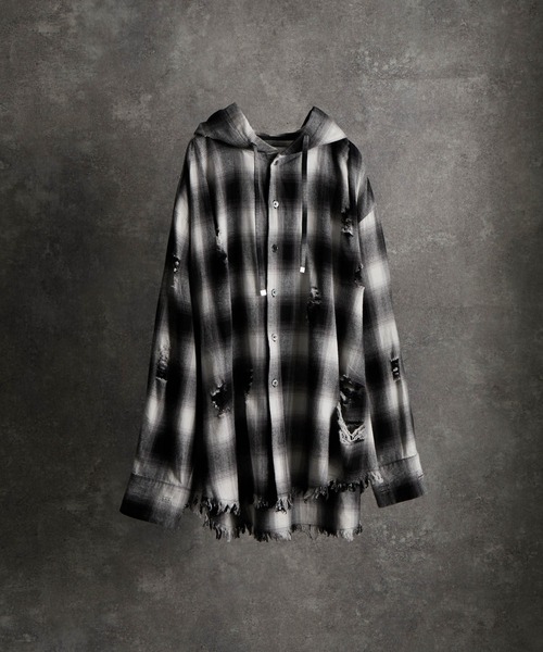 over size shirt parker / オーバーサイズシャツパーカー（シャツ/ブラウス）｜ADRER（アドラー）のファッション通販 - ZOZOTOWN