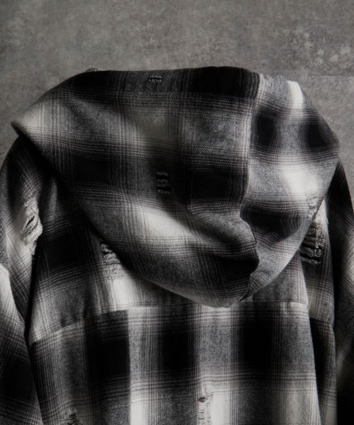 over size shirt parker / オーバーサイズシャツパーカー（シャツ/ブラウス）｜ADRER（アドラー）のファッション通販 - ZOZOTOWN