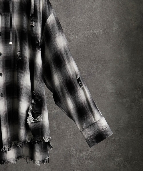 over size shirt parker / オーバーサイズシャツパーカー（シャツ/ブラウス）｜ADRER（アドラー）のファッション通販 - ZOZOTOWN