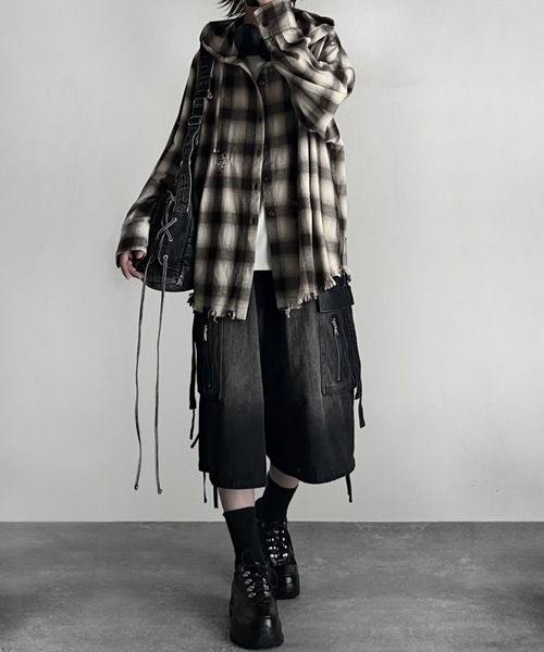 over size shirt parker / オーバーサイズシャツパーカー（シャツ/ブラウス）｜ADRER（アドラー）のファッション通販 - ZOZOTOWN