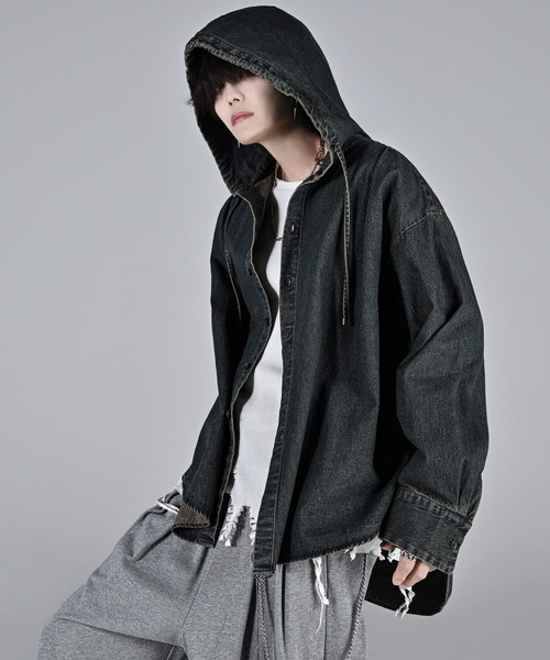 over size shirt parker / オーバーサイズシャツパーカー（シャツ/ブラウス）｜ADRER（アドラー）のファッション通販 - ZOZOTOWN