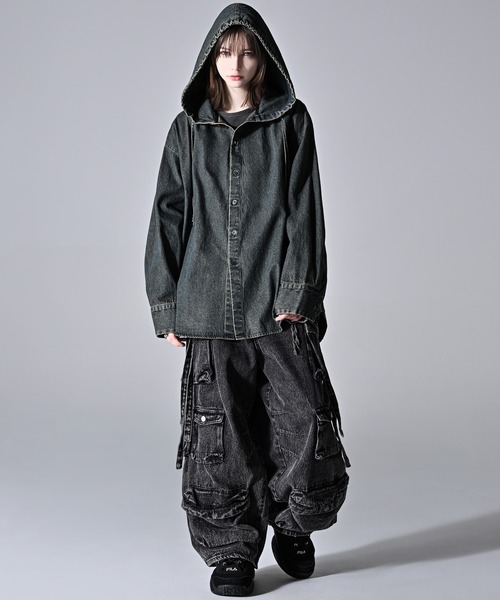 over size shirt parker / オーバーサイズシャツパーカー（シャツ/ブラウス）｜ADRER（アドラー）のファッション通販 - ZOZOTOWN