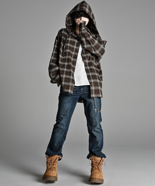 over size shirt parker / オーバーサイズシャツパーカー（シャツ/ブラウス）｜ADRER（アドラー）のファッション通販 - ZOZOTOWN