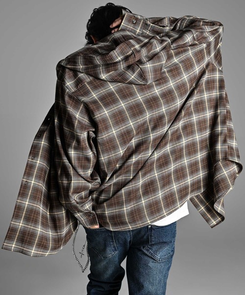 over size shirt parker / オーバーサイズシャツパーカー（シャツ/ブラウス）｜ADRER（アドラー）のファッション通販 - ZOZOTOWN