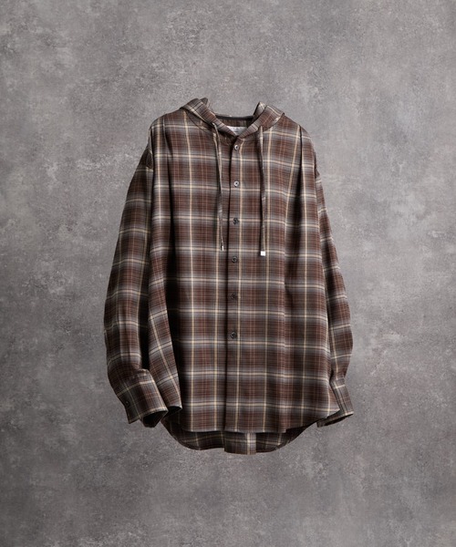over size shirt parker / オーバーサイズシャツパーカー（シャツ/ブラウス）｜ADRER（アドラー）のファッション通販 - ZOZOTOWN
