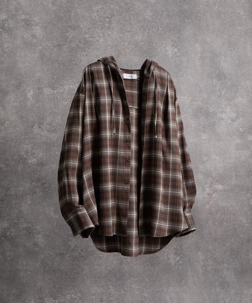 over size shirt parker / オーバーサイズシャツパーカー（シャツ/ブラウス）｜ADRER（アドラー）のファッション通販 - ZOZOTOWN