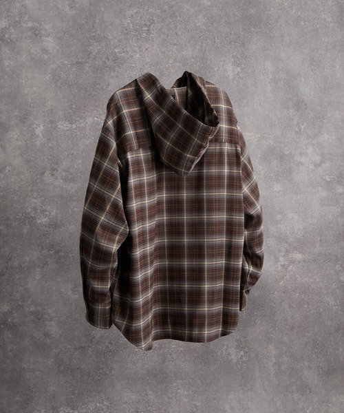 over size shirt parker / オーバーサイズシャツパーカー（シャツ/ブラウス）｜ADRER（アドラー）のファッション通販 - ZOZOTOWN