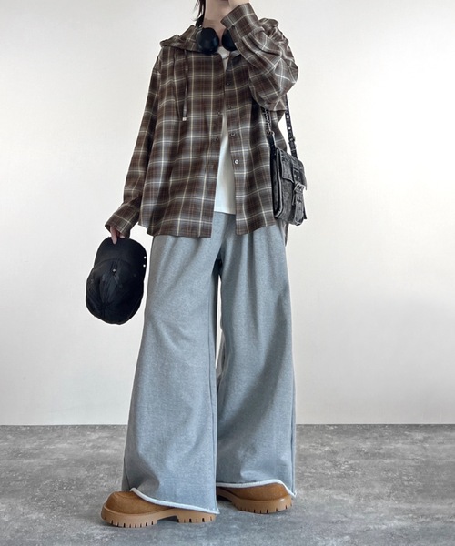 over size shirt parker / オーバーサイズシャツパーカー（シャツ/ブラウス）｜ADRER（アドラー）のファッション通販 - ZOZOTOWN