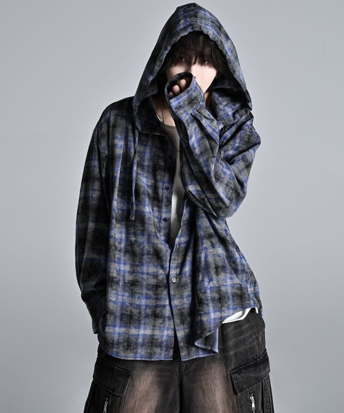 over size shirt parker / オーバーサイズシャツパーカー（シャツ/ブラウス）｜ADRER（アドラー）のファッション通販 - ZOZOTOWN
