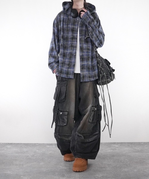 over size shirt parker / オーバーサイズシャツパーカー（シャツ/ブラウス）｜ADRER（アドラー）のファッション通販 - ZOZOTOWN