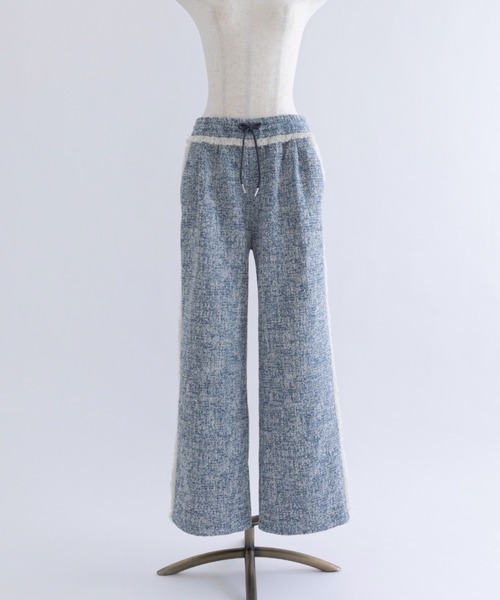 EN NEUME(エンノイム)の「【Set Up】Tweed Easy Pants(その他パンツ・レディース・ブルー/グレイッシュベージュ/アイボリー・FREE)」の18枚目の写真