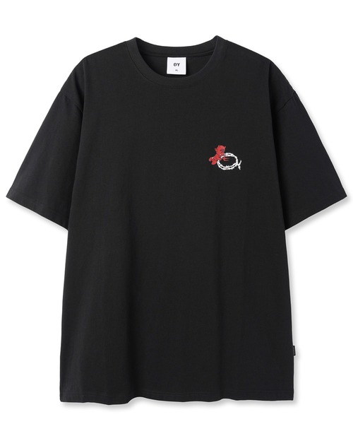 ★OY★ BARBED LOGO DOVY TEE - WHITE★正規品/韓国直送料込 OY/オーワイ』BARBED LOGO DOVY TEE/バーベッドロゴドリーティー