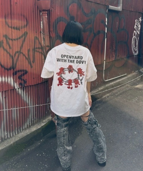 OY/オーワイ』BARBED LOGO DOVY TEE/バーベッドロゴドリーティー