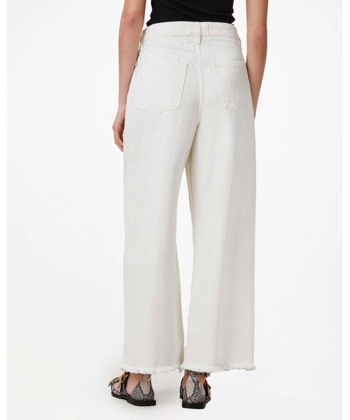 ALLSAINTS(オールセインツ)の「AKI CROSSOVER STRAIGHT LEG DENIM JEANS | AKI クロスオーバー ストレート レッグ デニム ジーンズ(デニムパンツ・レディース・ホワイト・25/27/26/24/28)」の7枚目の写真
