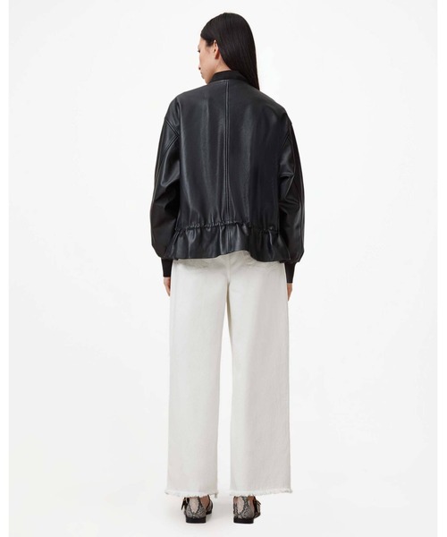 ALLSAINTS(オールセインツ)の「AKI CROSSOVER STRAIGHT LEG DENIM JEANS | AKI クロスオーバー ストレート レッグ デニム ジーンズ(デニムパンツ・レディース・ホワイト・25/27/26/24/28)」の8枚目の写真