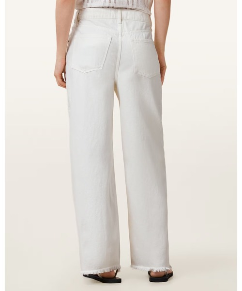 ALLSAINTS(オールセインツ)の「AKI CROSSOVER STRAIGHT LEG DENIM JEANS | AKI クロスオーバー ストレート レッグ デニム ジーンズ(デニムパンツ・レディース・ホワイト・25/27/26/24/28)」の10枚目の写真