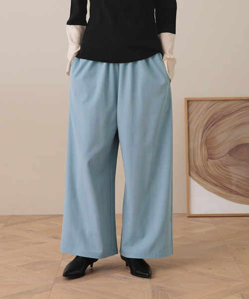 ギャザーワイドイージーパンツ 288508（その他パンツ）｜LOWRYS