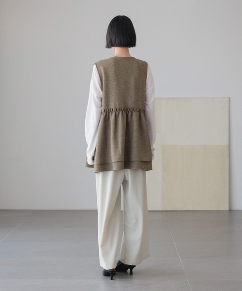 ギャザーワイドイージーパンツ 288508（その他パンツ）｜LOWRYS FARM