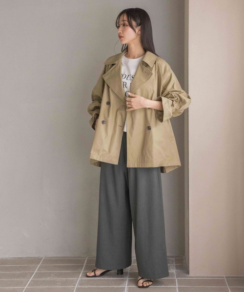 LOWRYS FARM（ローリーズファーム）の「ギャザーワイドイージーパンツ