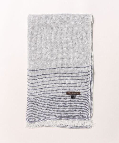 MEN'S BIGI（メンズビギ）の「バイカラーリネンストール（ストール/ショール・メンズ・ブルー/ピンク・FREE）」の11枚目の写真