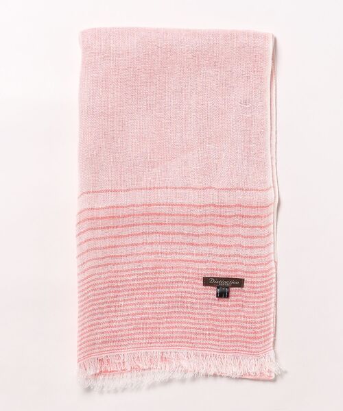 MEN'S BIGI（メンズビギ）の「バイカラーリネンストール（ストール/ショール・メンズ・ブルー/ピンク・FREE）」の12枚目の写真
