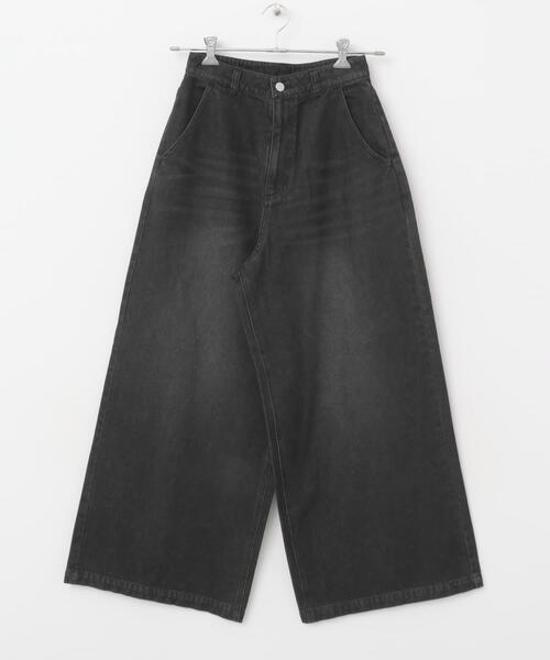 ITEMS URBANRESEARCH(アイテムズ アーバンリサーチ)の「ワイドデニム(デニムパンツ・レディース・ブルー系その他/インディゴブルー/ブラック系その他/ブラック・MEDIUM/SMALL)」の17枚目の写真