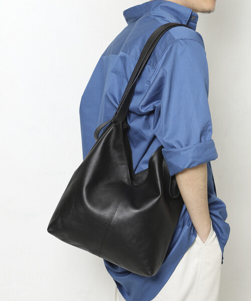 Firsthand/ファーストハンド レザー2wayトライアングルトート / 撥水
