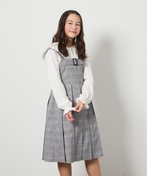 a.v.v（アーヴェヴェ）の「[140-150]ダブルフリルカラーブラウス（シャツ/ブラウス・キッズ・ホワイト・140/150）」の14枚目の写真