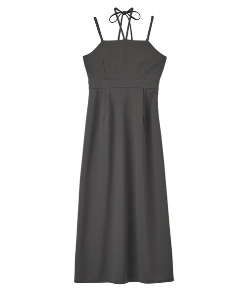 RANAN（ラナン）の「【選べる】デザインキャミワンピース(フレア／Iライン)（ワンピース・レディース・ブラウン系2/ブラウン系1/グレー系2/ホワイト系2/ホワイト系1/ブラック系2/ブラック系1/グレー系1・LL/L/M/S）」の20枚目の写真