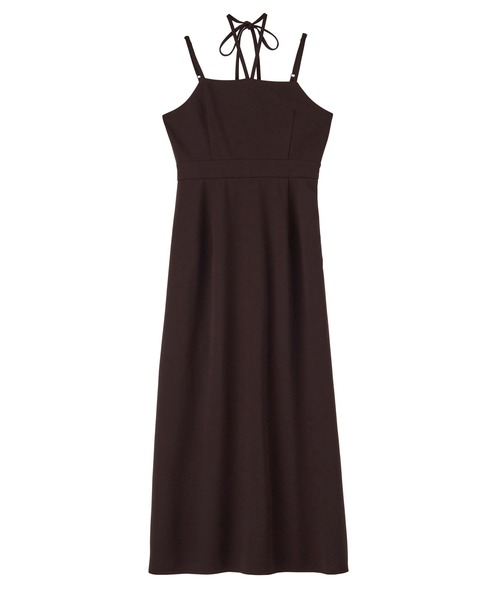 RANAN（ラナン）の「【選べる】デザインキャミワンピース(フレア／Iライン)（ワンピース・レディース・ブラウン系2/ブラウン系1/グレー系2/ホワイト系2/ホワイト系1/ブラック系2/ブラック系1/グレー系1・LL/L/M/S）」の22枚目の写真