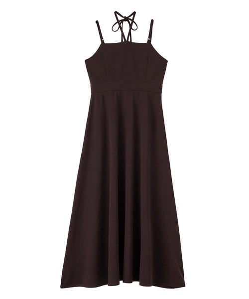 RANAN（ラナン）の「【選べる】デザインキャミワンピース(フレア／Iライン)（ワンピース・レディース・ブラウン系2/ブラウン系1/グレー系2/ホワイト系2/ホワイト系1/ブラック系2/ブラック系1/グレー系1・LL/L/M/S）」の21枚目の写真