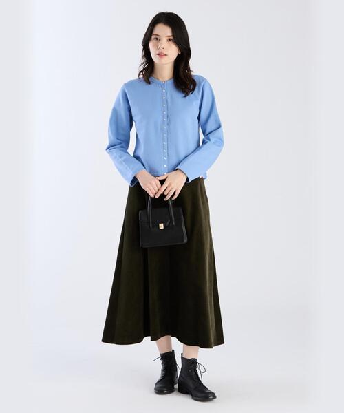 オーガニックコットン メルトン 長袖 カーディガンプレッション ”Le