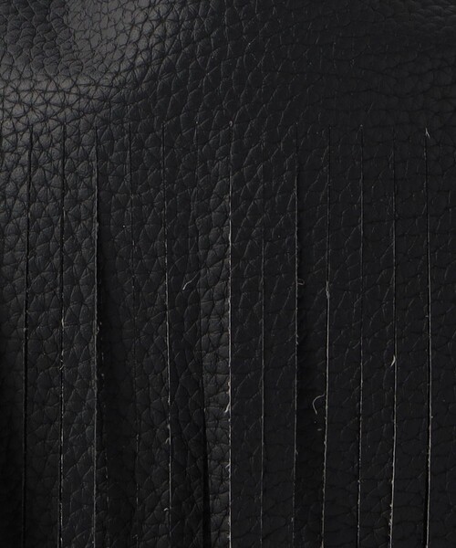 green label relaxing(グリーンレーベルリラクシング)の「フリンジ ドロスト 巾着バッグ(ショルダーバッグ・レディース・シルバー/イエロー/ブラック・FREE)」の16枚目の写真