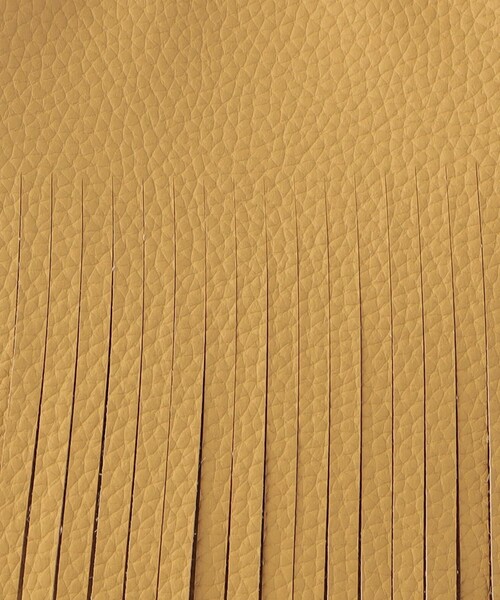 green label relaxing(グリーンレーベルリラクシング)の「フリンジ ドロスト 巾着バッグ(ショルダーバッグ・レディース・シルバー/イエロー/ブラック・FREE)」の20枚目の写真