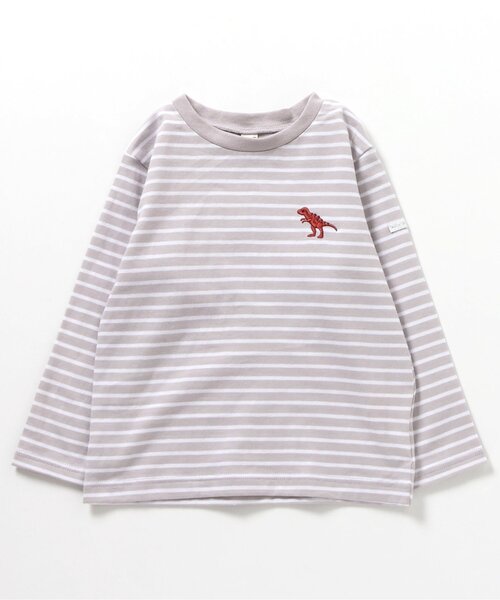 apres les cours（アプレレクール）の「【ジュニア対応】アソートモチーフ長袖Tシャツ/7days Style（Tシャツ/カットソー・キッズ・ピンク/その他2/ネイビー/アイボリー/サックスブルー・80/90/100/110/120/140/130）」の21枚目の写真