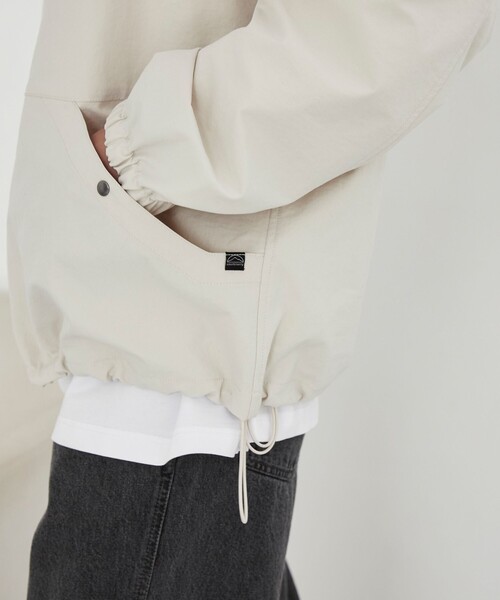 coen（コーエン）の「【C.Mt】NOCOLLAR JACKET（ノーカラージャケット・メンズ・オフホワイト/ブラック/ダークグレー・S/M/L/XL）」の5枚目の写真