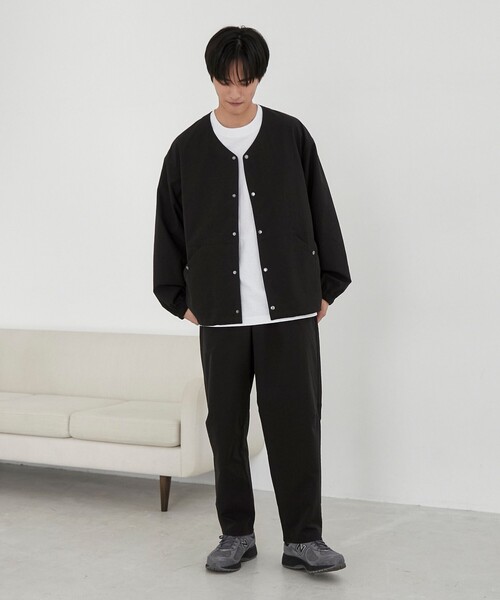 coen（コーエン）の「【C.Mt】NOCOLLAR JACKET（ノーカラージャケット・メンズ・オフホワイト/ブラック/ダークグレー・S/M/L/XL）」の17枚目の写真