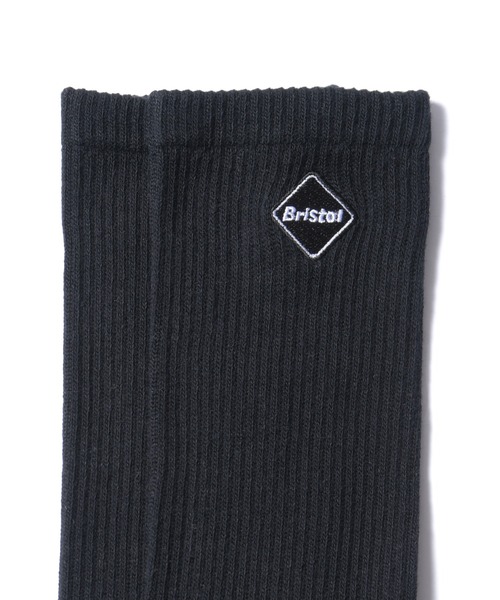 F.C.Real Bristol（エフシーレアルブリストル）の「EMBLEM REGULAR SOCKS（ソックス/靴下・メンズ・ホワイト/ブラック・LARGE/MEDIUM）」の4枚目の写真