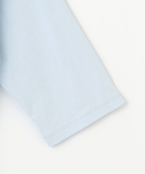 23区 L（ニジュウサンクオオキイサイズ）の「【SLOW/一部店舗限定】MVSコットン カシュクール 5分丈 Tシャツ（Tシャツ/カットソー・レディース・グレー系/ホワイト系/サックスブルー系・46/44/48）」の10枚目の写真