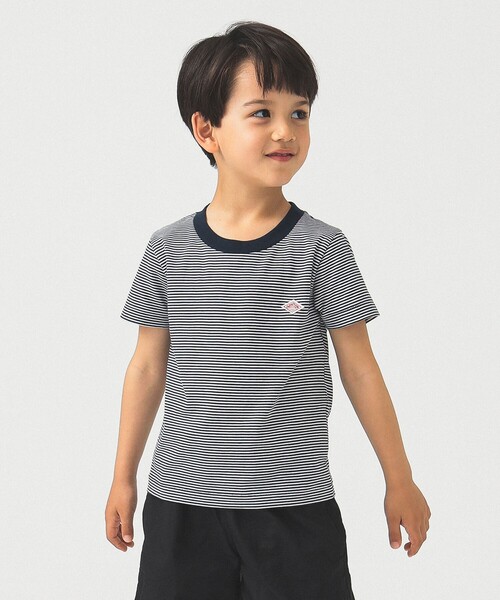 楽天市場】DANTON ダントン ワッペンロゴ 胸ポケット ボーダー T