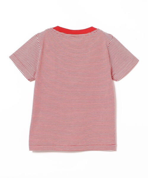 DANTON(ダントン)の「DANTON / KIDS' SHORT SLEEVE INNER T-SHIRT STRIPE 2025SS(105~135cm)(Tシャツ/カットソー・キッズ・レッド/ネイビー・125/135/105/115)」の11枚目の写真
