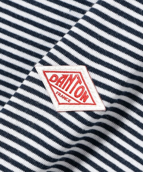 DANTON(ダントン)の「DANTON / KIDS' SHORT SLEEVE INNER T-SHIRT STRIPE 2025SS(105~135cm)(Tシャツ/カットソー・キッズ・レッド/ネイビー・125/135/105/115)」の15枚目の写真