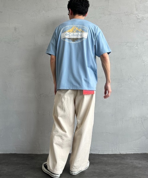 Columbia（コロンビア）の「【WEB限定】[Columbia/コロンビア] SUNRISE STRAIT OFZ バックプリントTシャツ（Tシャツ/カットソー・レディース・サックスブルー/ベージュ/ホワイト/ブラック・M/L/XL）」の8枚目の写真