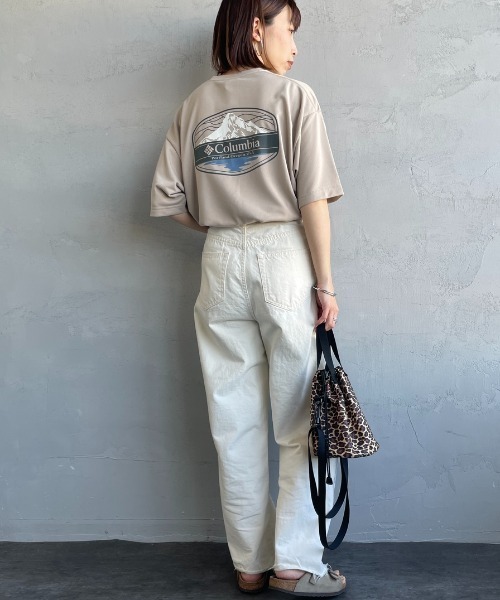 Columbia（コロンビア）の「【WEB限定】[Columbia/コロンビア] SUNRISE STRAIT OFZ バックプリントTシャツ（Tシャツ/カットソー・レディース・サックスブルー/ベージュ/ホワイト/ブラック・M/L/XL）」の15枚目の写真
