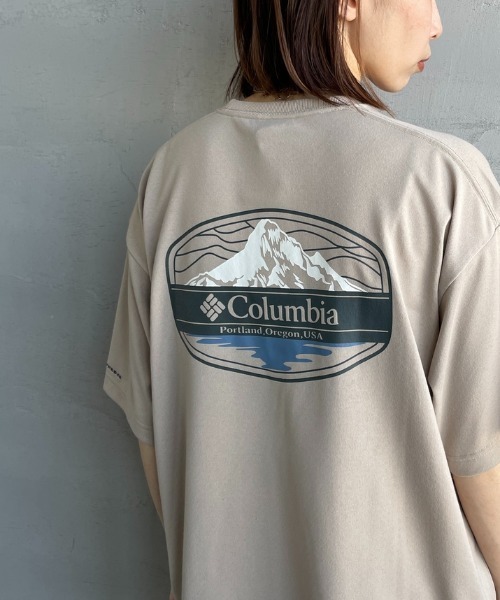 Columbia（コロンビア）の「【WEB限定】[Columbia/コロンビア] SUNRISE STRAIT OFZ バックプリントTシャツ（Tシャツ/カットソー・レディース・サックスブルー/ベージュ/ホワイト/ブラック・M/L/XL）」の20枚目の写真