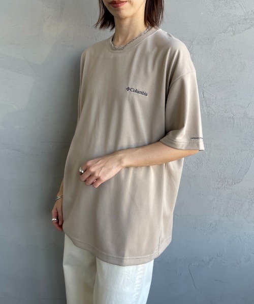 Columbia（コロンビア）の「【WEB限定】[Columbia/コロンビア] SUNRISE STRAIT OFZ バックプリントTシャツ（Tシャツ/カットソー・レディース・サックスブルー/ベージュ/ホワイト/ブラック・M/L/XL）」の16枚目の写真