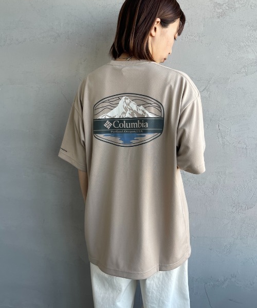 Columbia（コロンビア）の「【WEB限定】[Columbia/コロンビア] SUNRISE STRAIT OFZ バックプリントTシャツ（Tシャツ/カットソー・レディース・サックスブルー/ベージュ/ホワイト/ブラック・M/L/XL）」の18枚目の写真
