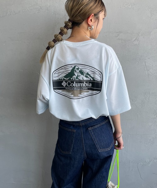 tシャツ 「WEB限定」「Columbia/コロンビア」 SUNRISE STRAIT OFZ バックプリントTシャツ レディース メンズ WEB限定】[Columbia/コロンビア] SUNRISE STRAIT OFZ バック