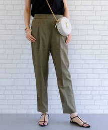 リネンライクテーパードパンツ